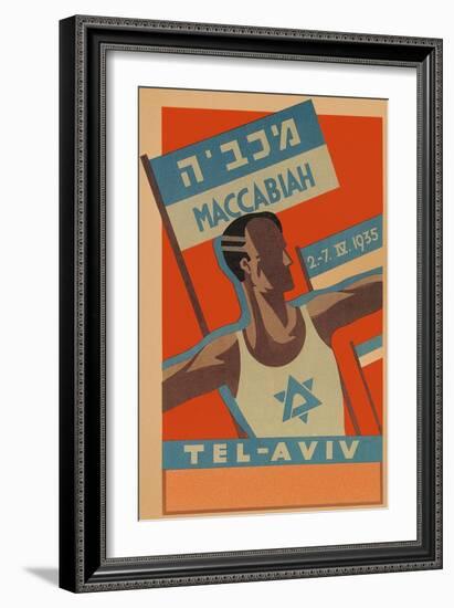 Poster for Maccabiah Track Meet-null-Framed Premium Giclee Print