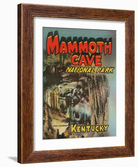 Poster for Mammoth Cave-null-Framed Art Print