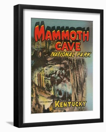 Poster for Mammoth Cave-null-Framed Art Print