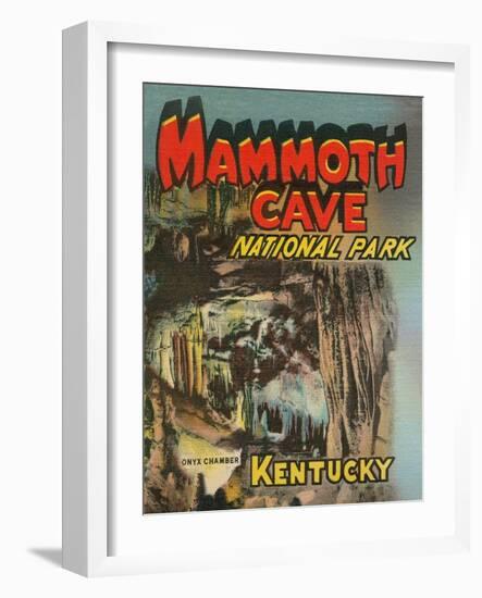 Poster for Mammoth Cave-null-Framed Art Print