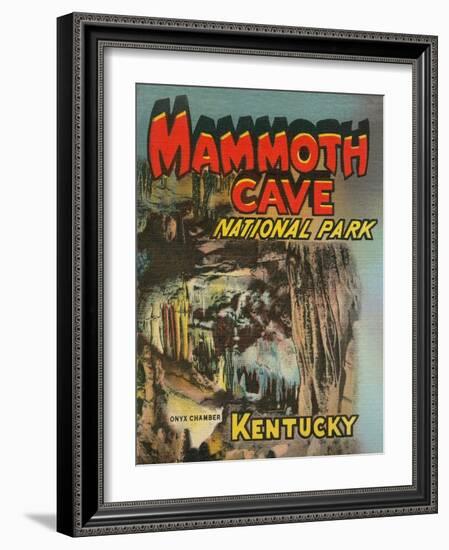 Poster for Mammoth Cave-null-Framed Art Print