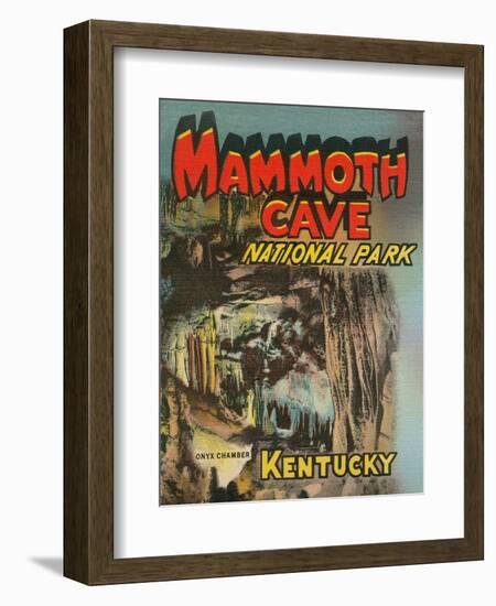 Poster for Mammoth Cave-null-Framed Art Print