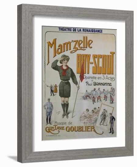 Poster for Mamzelle Boy Scout-null-Framed Giclee Print