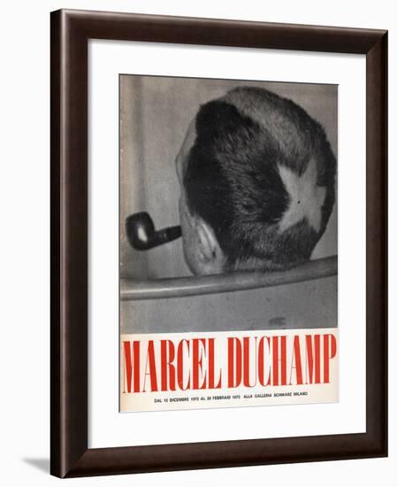 Poster for 'Marcel Duchamp: 66 Creative Years from the First Painting to the Last Drawing'-null-Framed Giclee Print