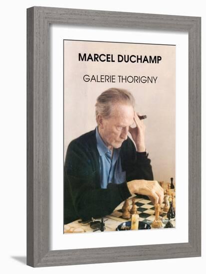 Poster for Marcel Duchamp at Galerie Thorigny, January-February 1991-null-Framed Giclee Print