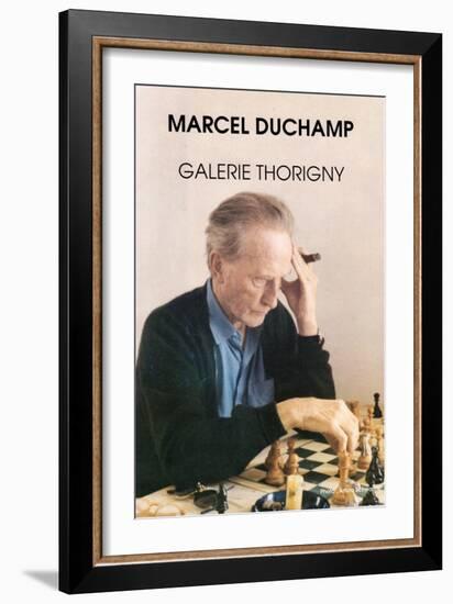 Poster for Marcel Duchamp at Galerie Thorigny, January-February 1991-null-Framed Giclee Print