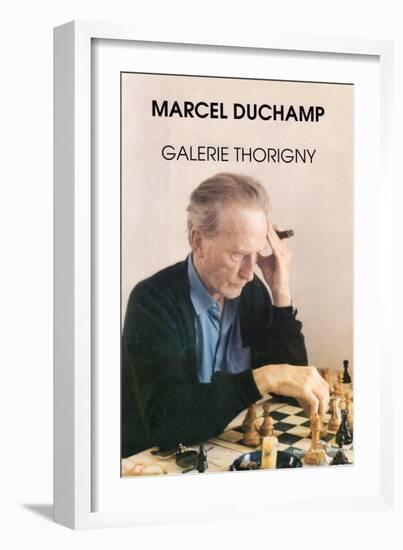 Poster for Marcel Duchamp at Galerie Thorigny, January-February 1991-null-Framed Giclee Print