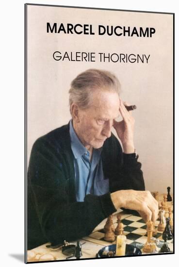 Poster for Marcel Duchamp at Galerie Thorigny, January-February 1991-null-Mounted Giclee Print