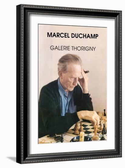 Poster for Marcel Duchamp at Galerie Thorigny, January-February 1991-null-Framed Giclee Print