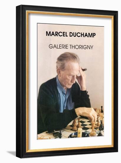 Poster for Marcel Duchamp at Galerie Thorigny, January-February 1991-null-Framed Giclee Print