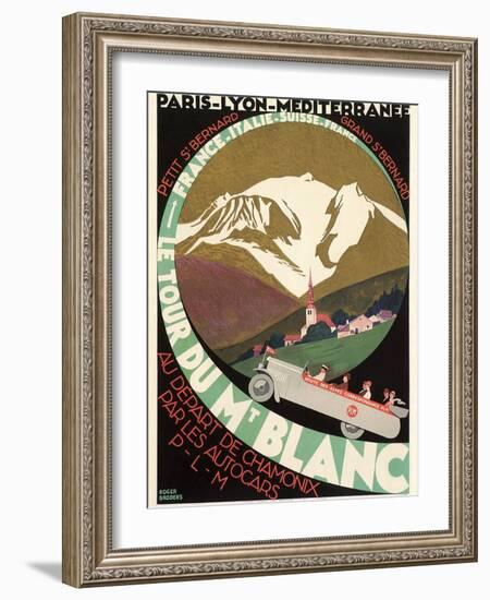 Poster for Mont Blanc Tour-null-Framed Art Print