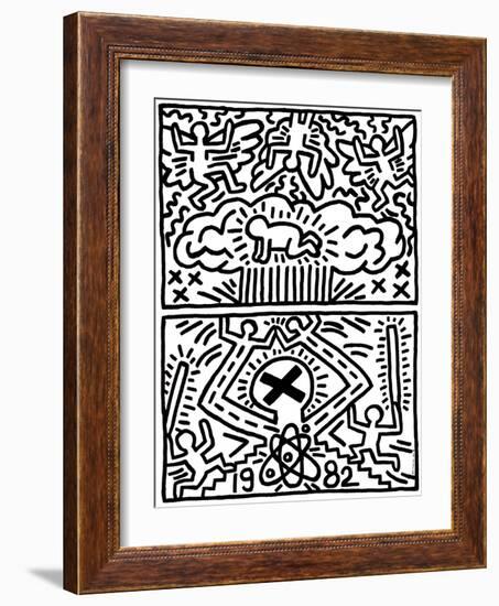 Poster for Nuclear Disarmament-Keith Haring-Framed Giclee Print