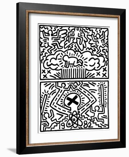 Poster for Nuclear Disarmament-Keith Haring-Framed Giclee Print