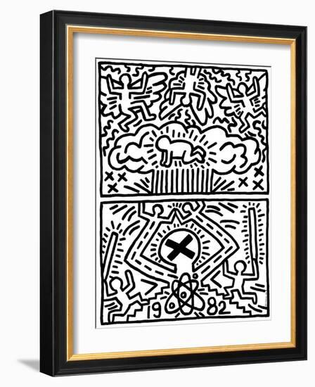 Poster for Nuclear Disarmament-Keith Haring-Framed Giclee Print