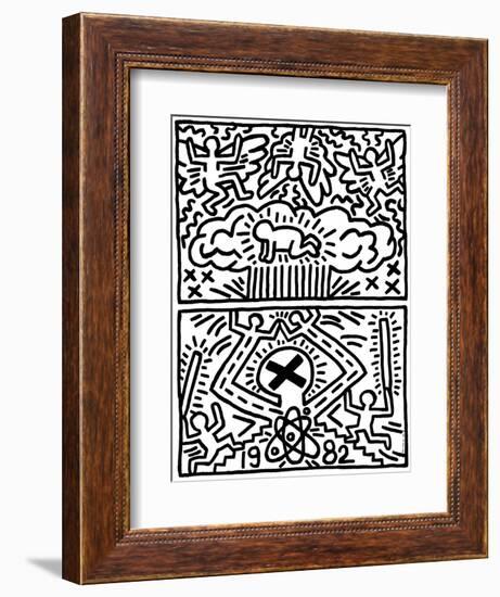 Poster for Nuclear Disarmament-Keith Haring-Framed Giclee Print