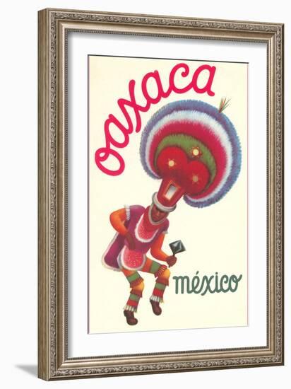 Poster for Oaxaca, Mexico, Folkloric Dancer-null-Framed Art Print