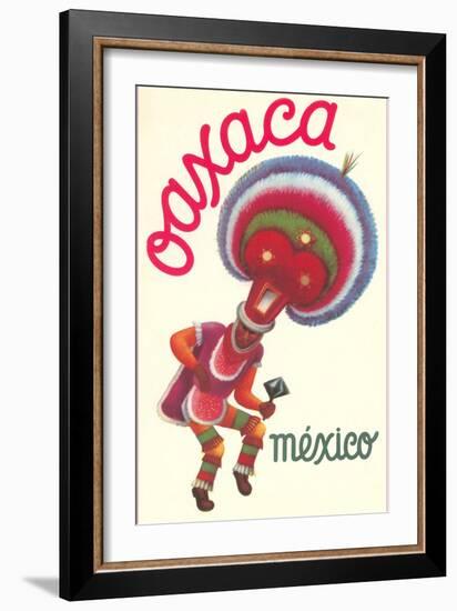 Poster for Oaxaca, Mexico, Folkloric Dancer-null-Framed Art Print