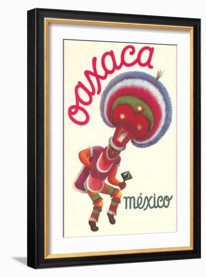 Poster for Oaxaca, Mexico, Folkloric Dancer-null-Framed Art Print