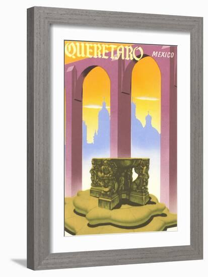 Poster for Queretaro, Mexico-null-Framed Art Print