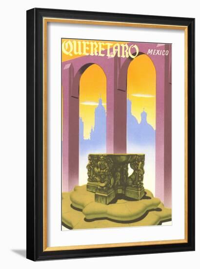 Poster for Queretaro, Mexico-null-Framed Art Print