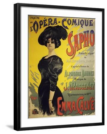 Poster for Sapho, Opera' Giclee Print - Henri Cain | Art.com