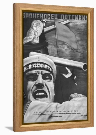 Poster for Sergey Eisenstein's Film, "Battleship Potemkin"-null-Framed Premier Image Canvas