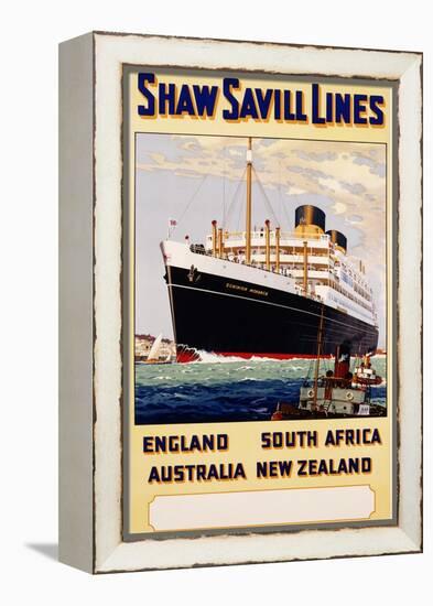 Poster for Shaw Savill Lines-null-Framed Premier Image Canvas