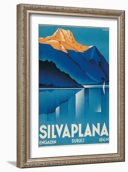 Poster for Silvaplana-Johannes Handschin-Framed Art Print