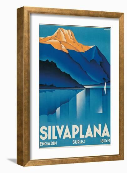 Poster for Silvaplana-Johannes Handschin-Framed Art Print