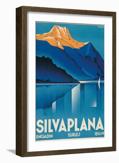 Poster for Silvaplana-Johannes Handschin-Framed Art Print