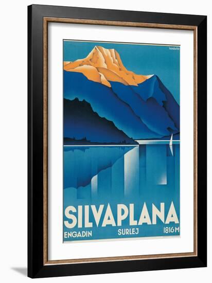 Poster for Silvaplana-Johannes Handschin-Framed Art Print