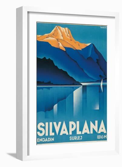 Poster for Silvaplana-Johannes Handschin-Framed Art Print