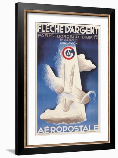 Poster for Silver Arrow Airmail-null-Framed Giclee Print