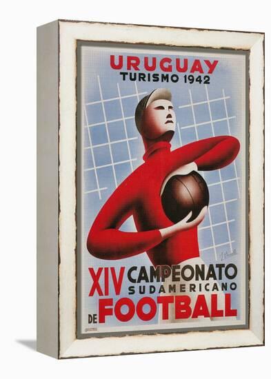 Poster for South American Soccer Tournament-null-Framed Premier Image Canvas
