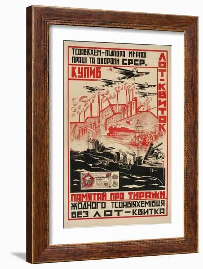 Poster for Soviet Armaments Industry-null-Framed Giclee Print