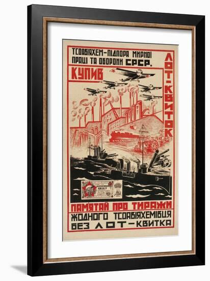 Poster for Soviet Armaments Industry-null-Framed Giclee Print