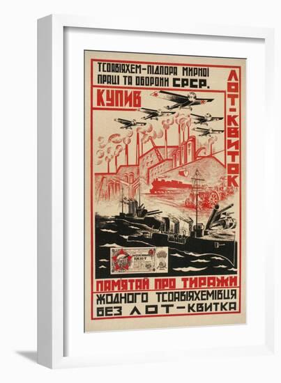 Poster for Soviet Armaments Industry-null-Framed Giclee Print