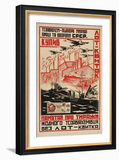 Poster for Soviet Armaments Industry-null-Framed Giclee Print