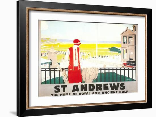 Poster for St. Andrews-null-Framed Art Print