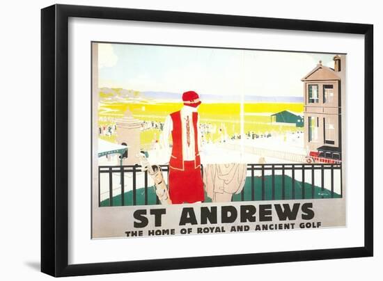 Poster for St. Andrews-null-Framed Art Print