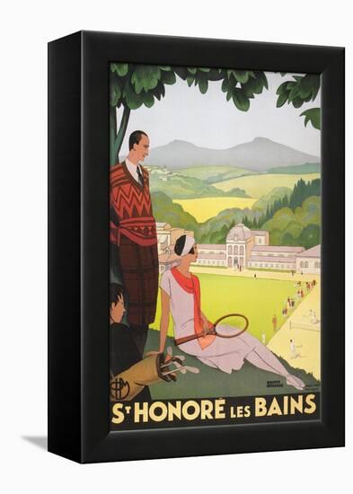 Poster for St. Honore Les Bains-null-Framed Stretched Canvas