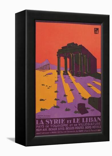 Poster for Syria and Lebanon-null-Framed Stretched Canvas