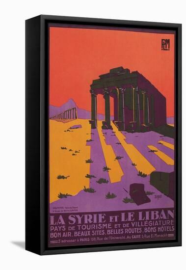 Poster for Syria and Lebanon-null-Framed Stretched Canvas