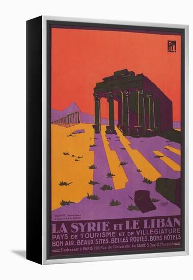 Poster for Syria and Lebanon-null-Framed Stretched Canvas