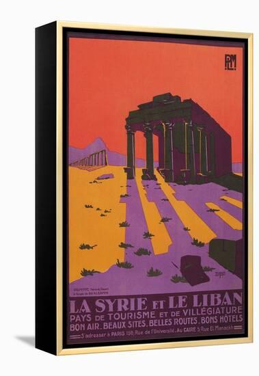Poster for Syria and Lebanon-null-Framed Stretched Canvas