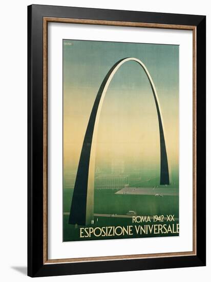 Poster for the 1942 Universal Exposition in Rome-null-Framed Giclee Print