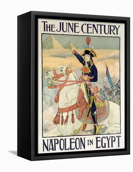 Poster for the Century Magazine - 'Napoleon in Egypt', 1895-Eugene Grasset-Framed Premier Image Canvas