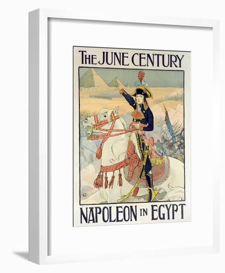 Poster for the Century Magazine - 'Napoleon in Egypt', 1895-Eugene Grasset-Framed Giclee Print