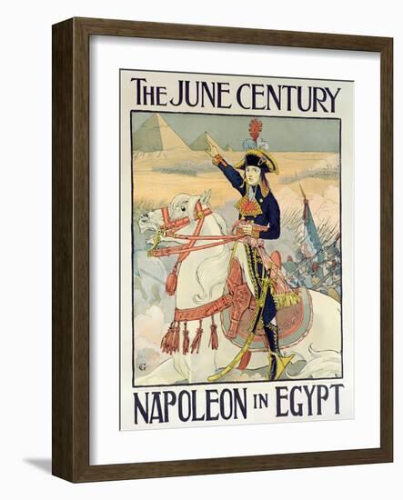 Poster for the Century Magazine - 'Napoleon in Egypt', 1895-Eugene Grasset-Framed Giclee Print