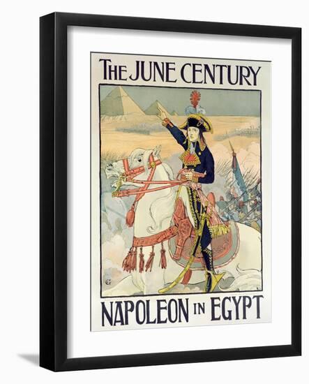 Poster for the Century Magazine - 'Napoleon in Egypt', 1895-Eugene Grasset-Framed Giclee Print